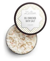 Морская соль Сливочная, с маслом миндаля и козьим молоком (250 мл), Зейтун