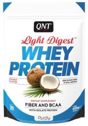 Протеин QNT Light Digest Whey, кокос  (500 г)