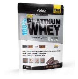 Протеин VpLab Platinum Whey, печенье со сливками (750 г)