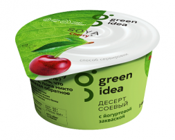 Соевый йогурт с вишней Green idea (140 г)