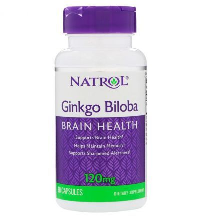 Natrol Ginkgo Biloba 120 mg (60 кап)