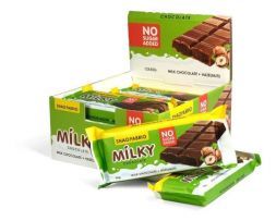 Молочный шоколад с шоколадно-ореховой пастой SNAQ FABRIQ (55 г)
