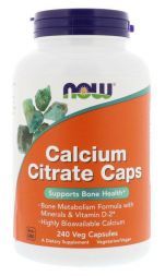 NOW Calcium Citrate Plus (240 кап)